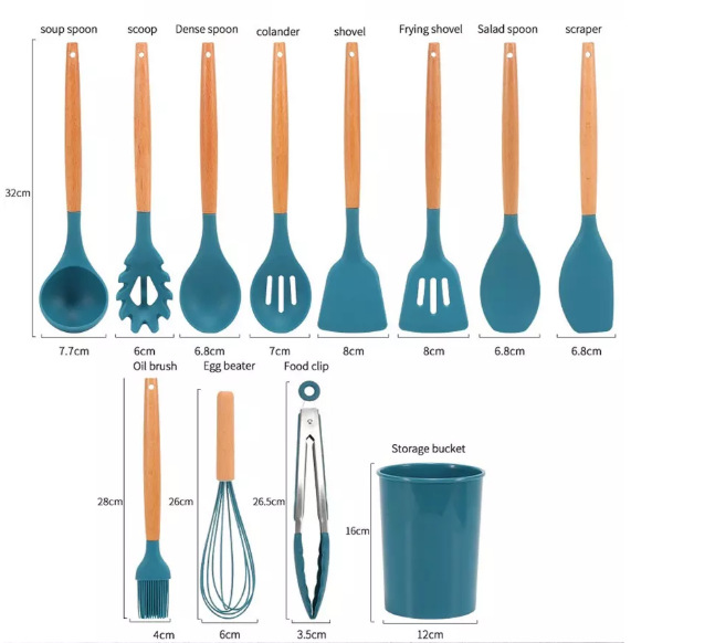 silicone spatha set pro coctione